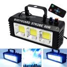 Strobo Sensor Rítmico Estroboscópico Refletor Com Controle Efeito Flash Para Festa - 1948813
