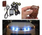 Strobo UNIVERSAL MILHA LED Controle Sem Fio Drl Safety Car 4 Pontos Strobo UNIVERSAL MILHA LED Controle Sem Fio Drl Safety Car 4 Pontos