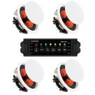 STUDIOFINIX Alto-falantes de teto Bluetooth de 8" 800W, kit com 4 unidades