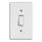 Stylusinterruptor 1 tecla simples 6a 250v c placa 4x2 - ilumi
