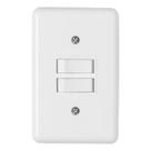 Stylusinterruptor 2 tecla paralela 6a 250v c placa 4x2 - ilumi