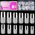 Suave Gel Nail Tips Melous 600 unidades, capa completa, quadrada média