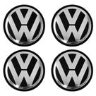 Sub Calota 51mm Vw Gol G5 Etiqueta Preta 4 Peças