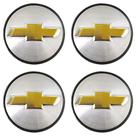 Sub Calota 55mm Gm Captiva Astra Sunny com Etiqueta Cromada (4 Pc)