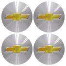 Sub Calota 58mm Gm Cruze Prisma Onix Ltz com Etiqueta Cromada (4 Pc)