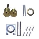 Subconjunto Cilindro Esquerdo Fechadura C-90 Ajustável + Kit Fixação HDL