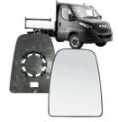 Subconjunto Lente Base Retrovisor Iveco Daily 20 21 22 23 24 25 Superior Sem Desembaçador