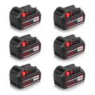 Substituição da bateria Aoasur 18V 6.0Ah 6000mAh para Milwaukee M-18