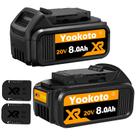 Substituição da bateria JAUKIST 20V 8Ah para Dewalt Cordless