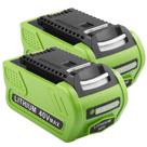 Substituição da bateria RAyee 40V 6.0Ah para GreenWorks 29472