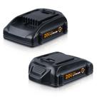 Substituição da bateria VINIDA 20V 3.0Ah para Worx Tools