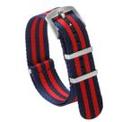 Substituição da pulseira de nylon Watchdives 20 mm multicolorida