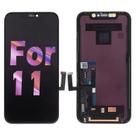 Substituição da tela de toque LCD para iPhone 11 preto de 6,1”