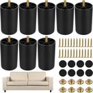 Substituição de sofá de plástico Furniture Legs TURSTIN, pacote com 8 cm