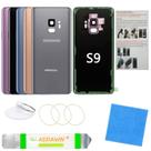 Substituição de vidro da tampa traseira para Samsung Galaxy S9 Titanium Grey