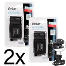 Substituição do kit de bateria e carregador 2X para Canon LP-E17