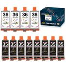 Substituições de cartuchos de tinta DOREINK PGI-35 CLI-36 para Canon TR150