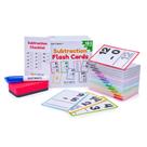 Subtração de cartões flash matemáticos da 1ª à 5ª série com 183 cartas