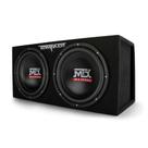 Subwoofer MTX Caixa de Som Dupla de 12" com Gabinete Ventilado 2000 W Preto Subwoofer MTX Caixa de Som Dupla de 12" com Gabinete Ventilado 2000 W Preto