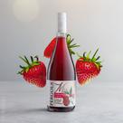 Suco Cooler De Morango Com Vinho Tinto Suave Pergola 750 ML _ morango_pessego