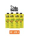 Suco de laranja 100% do bem 1l - kit 4 unidades