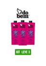 Suco de uva 100% do bem 1l - kit 3 unidades