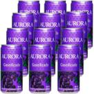 Suco de uva gaseificado aurora lata 269 ml tinto kit c/ 12