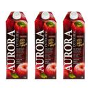 Suco Integral de Maçã Aurora 3 Unidades 1,5L Tetra Pak Vegano 100% Suco