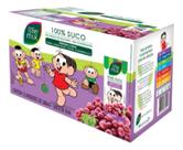 Suco Integral Turma Da Mônica Sabor Uva Kit 12 Unidades