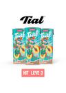 Suco néctar tial kids pessego 200ml - kit 3 unidades