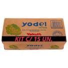 Suco Yodel Uva Verde Yakult Base De Leite Kit com 15 unidades