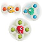 Suction Cup Spinner Toy ALASOU para crianças de 1 a 3 anos com 3 peças