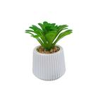 Suculenta Artificial Decorativa Com Vaso de Cerâmica Moderno