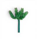 Suculenta Planta Artificial em Plástico Verde 15cm - H8