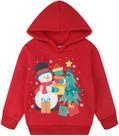Sudadera con Capucha de Niño Pequeño para Navidad RETSUGO con Muñeco de Nieve