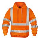 Sudadera de Seguridad Reflectante Wefeyuv con Capucha Naranja Talla Grande
