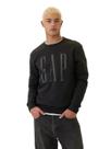 Sudadera GAP para Hombre con Logo y Forro Polar Negra Talla L