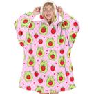 Sudadera Manta para Usar - Rana Fresa para Mamá Sudadera Manta para Usar - Rana Fresa para Mamá