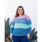 Suéter Blusa Giuliana Marques Tricot Plus Size Elegante