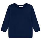 Sueter Blusa Manga Longa Infantil Tricô Decote Redondo