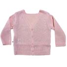 Sueter casaco premium bebê trico - rosa