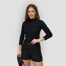 Suéter Casual Feminino Tricô Trançado Elegante Inverno Macio