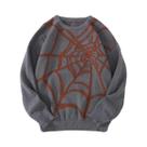 Suéter Casual Masculino De Tricô Com Padrão De Teia De Aranha Para Outono E Inverno Suéter Casual Masculino De Tricô Com Padrão De Teia De Aranha Para Outono E Inverno