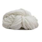 Suéter Chunky Yarn Wool Blend tingido à mão e ecológico com leite W