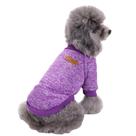 Suéter de cachorro JECIKELON Soft Winter Clothes para cães pequenos, roxo