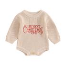 Suéter de Natal MA&BABY My First Christmas unissex de 6 a 9 meses