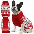 Suéter de Natal para Cães AURUZA - Design de Rena - Tamanho Médio