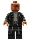 Suéter em minifigura LEGO Marvel Super Heroes Nick Fury e sobretudo Suéter em minifigura LEGO Marvel Super Heroes Nick Fury e sobretudo