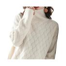 Suéter Feminino De Cashmere Solto Oversize Para Inverno, Casual E Elegante, Pullover Grosso De Manga Suéter Feminino De Cashmere Solto Oversize Para Inverno, Casual E Elegante, Pullover Grosso De Manga
