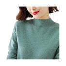 Suéter Feminino De Gola Alta, Ajuste Slim, Manga Longa, Tricô Grosso E Quente, Camada Base, Pulôver Suéter Feminino De Gola Alta, Ajuste Slim, Manga Longa, Tricô Grosso E Quente, Camada Base, Pulôver
